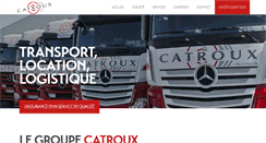 Desktop Screenshot of catroux.fr